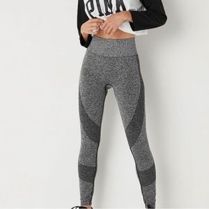 VS Pink Seamless High Waisted Workout Leggings